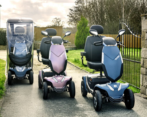 3 mobility scooters