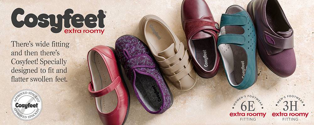 cosyfeet range of shoes